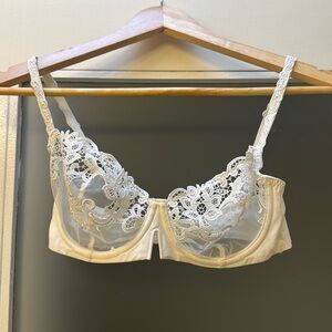Simone Péréle White Lace Bra